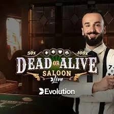 Dead or Alive: Saloon slot visual from Evolution available on esc-casino.online
