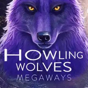 Howling Wolves Megaways slot visual from Booming Games available on esc-casino.online