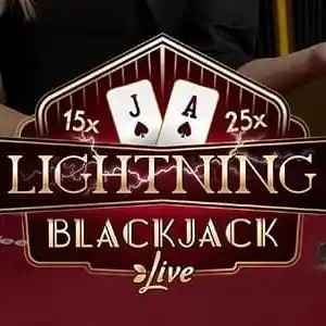 Lightning Blackjack logo – Live Dealer by Evolution at ESC Casino